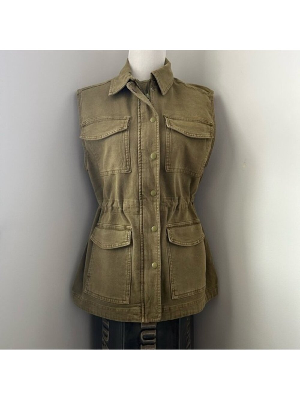 Aerie Offline Khaki Utility Vest
